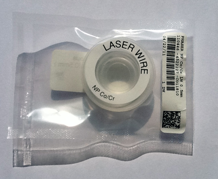 Soldadura Cromo Cobalto Hilo laser 0,5mm